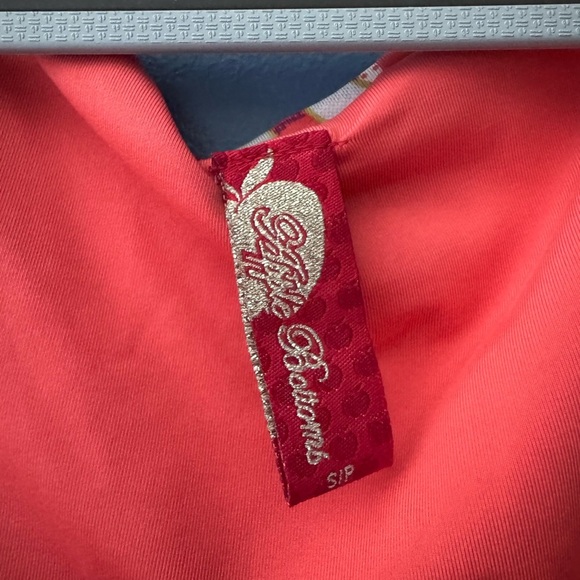 Apple Bottoms Red and Yellow Swirl Midi Dress - Picture 3 of 3